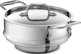 All-clad 011644003388 Specialty Stainless Steel Universal Steamer For Cooking 3 Quart