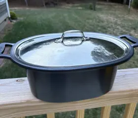 3609 All-clad #3609 Non-stick Aluminum Body Pot With Cover For Slow Cooker 3609 All-clad #3609 Non-stick Aluminum Body Pot With Cover For Slow Cooker