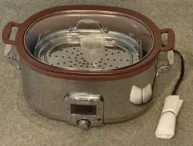 9100021390 All-clad Williams Sonoma 7 Quart Gormet Slow Cooker With In One Browning No Box