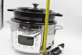 Sc10 All-clad Cast Iron Removable Electric Dutch Oven Slow Cooker 5 Quart Programs Used #2