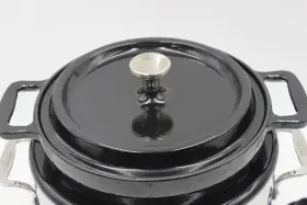 Sc10 All-clad Cast Iron Removable Electric Dutch Oven Slow Cooker 5 Quart Programs Used #3