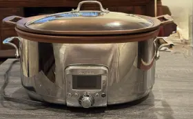 Sc04 All-clad Sco4 Al-clad Slow Cooker 7 Quart Copperstainless Steel Aluminum Insert Rice Ste