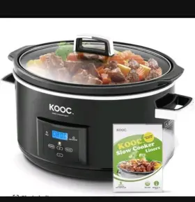 Sd700450 All-clad 6.5 Quart Programmable Oval-shaped Slow Cooker - Silver/black