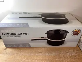 Jk-509 Ambiano Electric Hot Pot 1.6l Non-stick Portable Cooker 850w Multi-use New