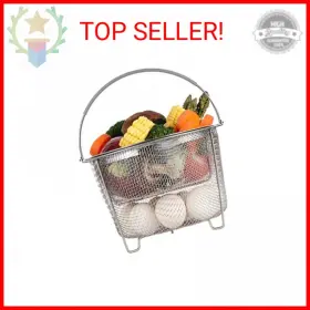 M2cb-6 Aozita Steamer Basket For Instant Pot Accessories 6 Quart Or 8 - 2 Tier Stack