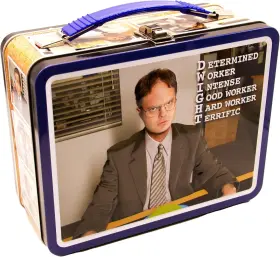 48286 Aquarius The Office Fun Box - Sturdy Tin Storage With Plastic