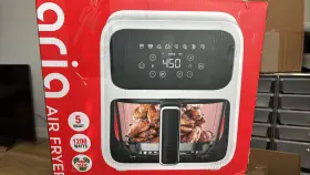 Gaa-449 Aria 5 Quart Glass Air Fryer Toxin-free Durable Borosilicate Basket New
