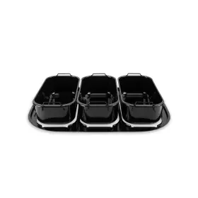 Aroma 021241500029 Triple Buffet Server Accessory For 18-qt. 20-qt. And 22- Quart Roaster Ovens