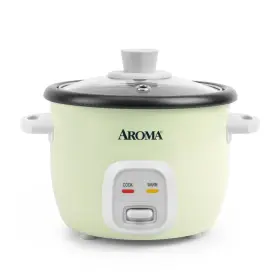 4-cups Aroma 021241503020 Slow Rice / Grain Cooker Cooked Auto Keep Warm Light Green 4-cups Aroma 021241503020 Slow Rice / Grain Cooker Cooked Auto Keep Warm Light Green