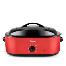86196381 Aroma 18 Quart Roaster Oven - Red