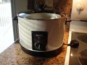 Adf-135 Aroma Adf135w Quick Chef Plus Deep Fryer Slow Cooker Steamer New 5.5 Quart