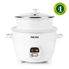 Aroma Arc-860cgu 20-cup Rice Cooker And Food Steamer Bonded Granite Nonstick Ceramic Pop-up