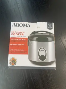 Arc-904sb Aroma 8 Cup Rice Cooker - Stainless Steel