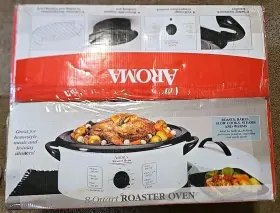 Art-608 Aroma Roasting Steaming Baking Slow Cook Reheat. 8 Quart White