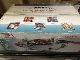 Art-628b Aroma Housewares Vintage 18 Quart Roaster Oven Slow Cooker Model Art-618 Art-628b Aroma Housewares Vintage 18 Quart Roaster Oven Slow Cooker Model Art-618