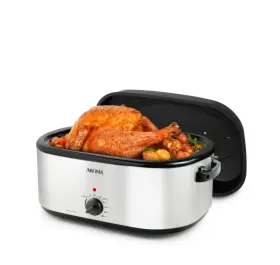 Art-732sbh Aroma Housewares Co. 22 Quart Roaster Oven With High-dome Lid