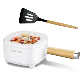 Ac-1020a Audecook Hot Pot 2l Non Stick Ceramic Glaze Frying Pan 8 Multifunction Electric Skillet P