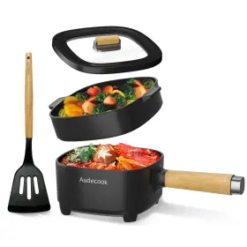 Wd-1020b Audecook Hot Pot Electric 2l Cermic Glaze Non-stick Frying Pan 8 Inch Portable Trave Wd-1020b Audecook Hot Pot Electric 2l Cermic Glaze Non-stick Frying Pan 8 Inch Portable Trave