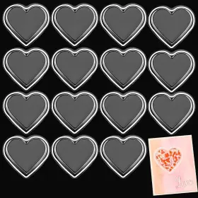 Azbfusbfzyhn-t01m01-tt578 Baofali 20pcs Love Heart Dimensional Shaker Sizes 2-1/2 Inch X 2-1/4 Diameter For Ca