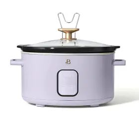 19475 Beautiful 6 Quart Programmable Slow Cooker Lavender