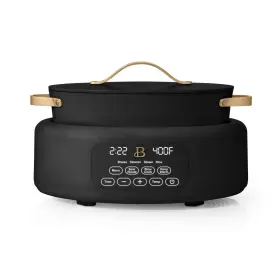 19536 Beautiful 6 Quart Electric Multi-cooker Black Sesame 10 In 1 By Drew Barrymore