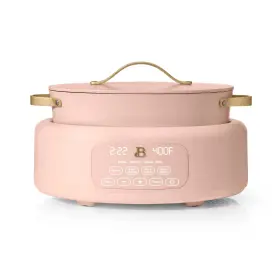 19773 Beautiful 10 In 1 6 Quart Electric Multi-cooker Rose By Drew Barrymore- New