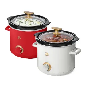 29186 Beautiful Drew Barrymore 2 Quart Slow Cooker Set
