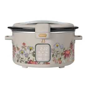 Beautiful 29280 Sale 4 Quart Digital Slow Cooker With Hinged Locking Lid Wildflower-drew Barrymore