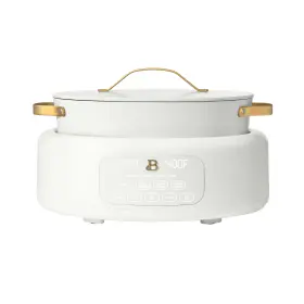 5449194708 Beautiful 10 In 1 6 Quart Electric Multi-cooker White Icing By Drew Barrymore