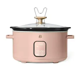 Beautiful By Drew Barrymore 037873903213 6 Quart Programmable Slow Cooker Rose