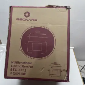 11t1 Becware Multifunctional Electric Stew Pot Bec New Open Box