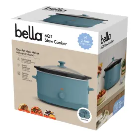 35172-016a Bella 6 Quart Slow Cooker Surf New Free Shipping