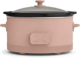 35177 Bella 6.0 Quart Programmable Slow Cooker Evergood Ceramic 6 Quarts Blossom