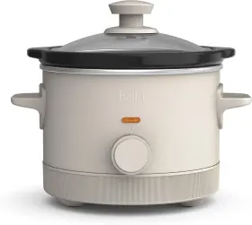 Bella 445046443412 1.5 Quart Slow Cooker With 3 Heat Manual Control Ceramic Nonstick Coating D