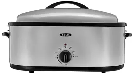 F-450 Bella 829486134258 Nib 18 Quart Roaster Up To 22lb Turkey 150 F #3