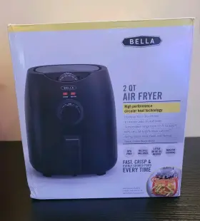 Bella 829486149795 2-quart Electric Air Fryer - Black New