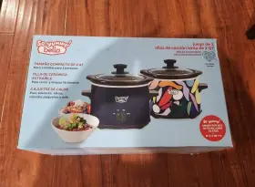 Bella 829486178375 New So Yummy By 2.0 Quart Twin Set Slow Cooker