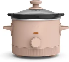 Bella 829486351716 1.5 Quart Slow Cooker With 3 Heat Manual Control Ceramic Nonstick Coating D