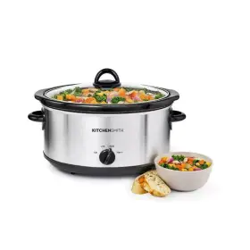 88264025 Bella Kitchensmith By 6 Quart Manual Slow Cooker - Stainless Steel