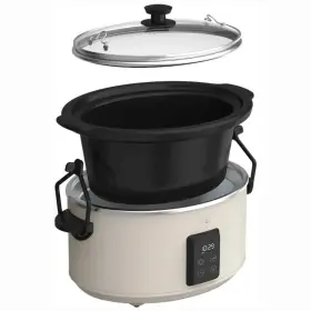 90258 Bella Pro - 5- Quart Programmable Slow Cooker Oatmilk. New Us Stock #2