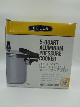 Bla-j8752 Bella 5 Quart Aluminum Pressure Cooker