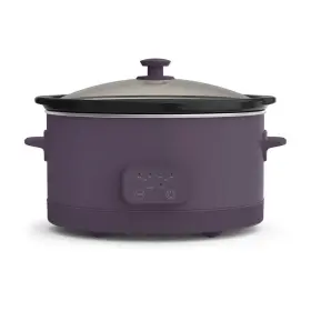 92146124 Bella Housewares 6 Quart Programmable Slow Cooker Plum