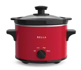 Ly-1501r Bella 1.5 Quart Red Slow Cooker