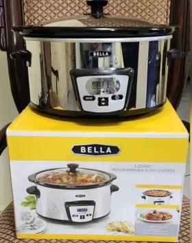 Md-td50c Bella 5 Quart Programmable Stainless Slow Cooker Model