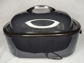 Yoro-18n-l Bella 18 Quart Roaster Oven Electric Buffet Roasting Turkey Rack 150 F-450 F #3