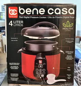 Bc-99213 Bene Casa 4l Digitial Electric 4 In 1 Pressure Slow And Rice Cooker