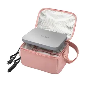 Bentgo 810115632573 Heat - Electric Lunch Bag And Food 10.2 Inch W X 7.7 D 5.5 H Blush