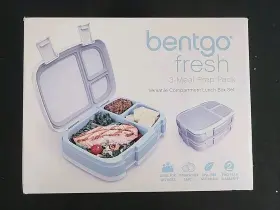 Bentgo 817387020923 Fresh 3-pack Meal Prep Lunch Box Set - Reusable Assorted Pastels