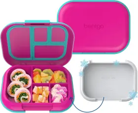Bentgo 817387023238 Chill Kids Leak-proof Lunch Box - Age 3 To 7 Years Fuchsia/teal