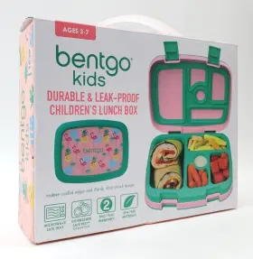 5-compartment Bentgo 817387023351 Kids Prints Leak-proof Bento-style Lunch Bgkdpt-tro